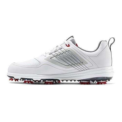 FootJoy Men's Fury Golf Shoes White 10.5 M Red, US [product _type] FootJoy - Ultra Pickleball - The Pickleball Paddle MegaStore