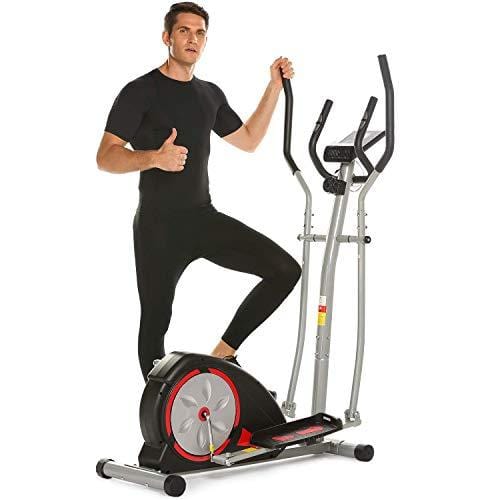 Jaketen Elliptical Exercise Machine Magnetic Smooth Quiet Driven Eliptical Trainer Machine for Home Use (Elliptical-Gray)