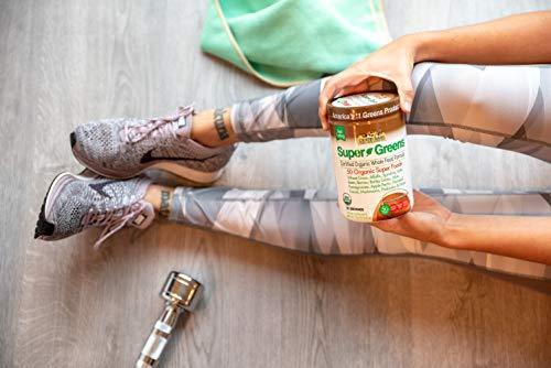 Country Farms Super Greens Chocolate Flavor, 50 Organic Super Foods, USDA Organic Drink Mix, 20 Servings