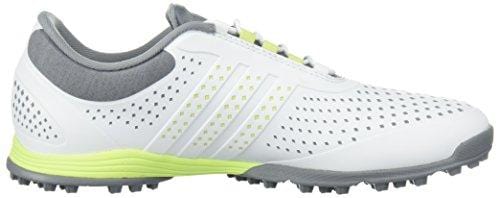 adidas Women's Adipure Sport Golf Shoe, White/Semi Frozen Yellow/Grey, 8.5 Medium US [product _type] adidas - Ultra Pickleball - The Pickleball Paddle MegaStore