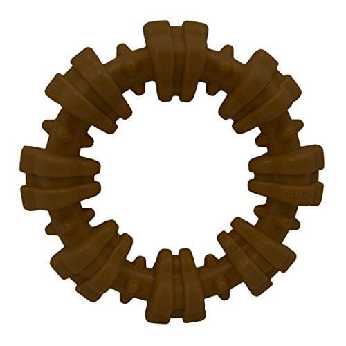 Nylabone Dura Chew Power Chew Textured Ring, Large Durable Dog Chew Toy, Great for Aggressive Chewers