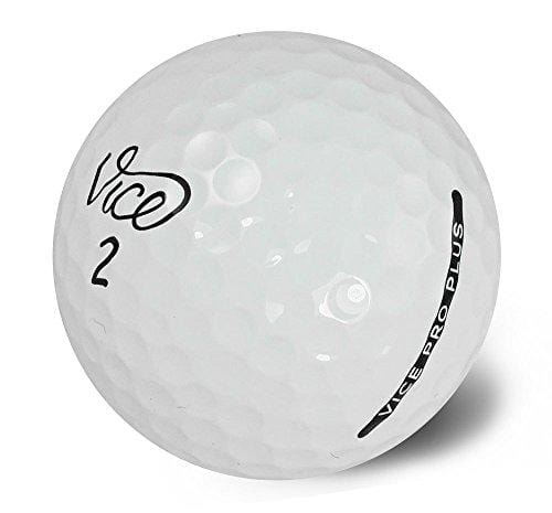 Vice Pro Plus Golf Balls, White (One Dozen)