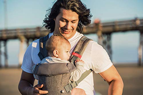 You+Me 4-in-1 Ergonomic Baby Carrier, 8 - 32 lbs (Grey Mesh)