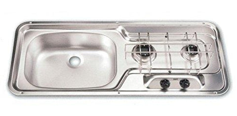 Dometic MO0911CIS0000US Cooktop 2 Burner Sink Combo