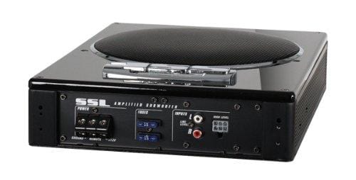 Sound Storm LOPRO8 Amplified Car Subwoofer - 600 Watts Max Power, Low Profile, 8 Inch Subwoofer, Remote Subwoofer Control, Great For Vehicles That Need Bass But Have Limited Space