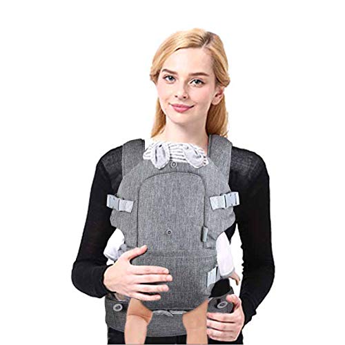 Metene Baby Carrier, 4-in-1 Adjustable Infants Holder, Soft and Breathable, Ergonomically Designed Kids Wrap with Removable Bib, Toddler Carrier Perfect for Newborn Babies and Children up to 33 lbs
