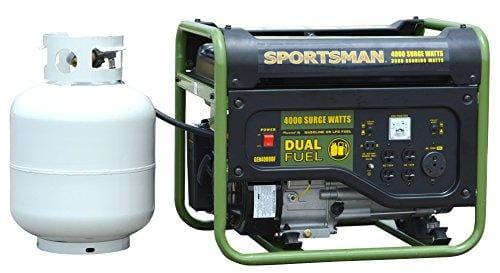 Sportsman GEN4000DF, 3500 Running Watts/4000 Starting Watts, Dual Fuel Powered Portable Generator