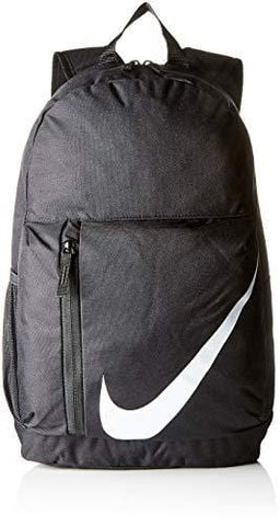 Nike Kids' Elemental Backpack, Kids' Backpack with Comfort and Secure Storage, Black/Black/White