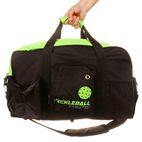 Pickleball Fanatic Duffel Bag (Green/Black)