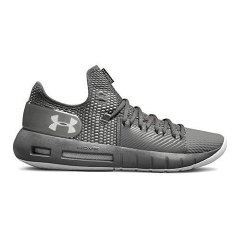 Under Armour Men's Drive 5 Low Basketball Shoe, Graphite (101)/White, 10