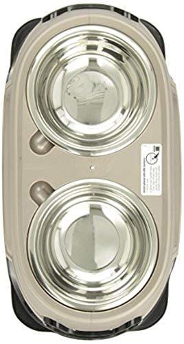 Petmate Easy Reach Pet Diner Elevated Dog Bowls 2 Sizes 2 Polished Colors