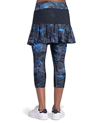 ANIVIVO Women Tennis Legging, Skirted Capri Leggings Tennis Pants for Women& Sports Capri Skirted Leggings Women Tennis Clothings(Darkblue,M) [product _type] ANIVIVO - Ultra Pickleball - The Pickleball Paddle MegaStore