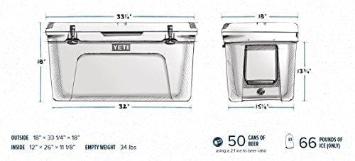 YETI COOLERS 10075010000 Tundra 75 Tan Cooler