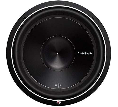 2) ROCKFORD FOSGATE P3D4-15 15" 1200 Watt 4-Ohm Car Audio Subwoofers + Sub Box
