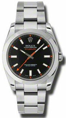 Rolex Milgauss Black Dial 40mm Men's Watch 116400-BLKSDO