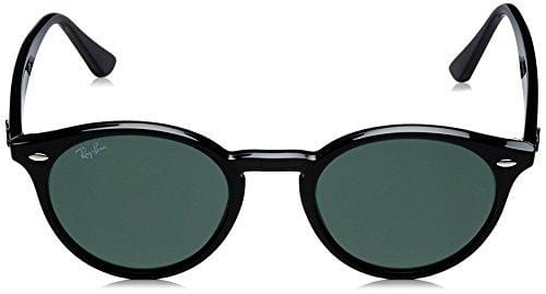 Ray-Ban INJECTED MAN SUNGLASS - BLACK Frame GREY GREEN Lenses 49mm Non-Polarized
