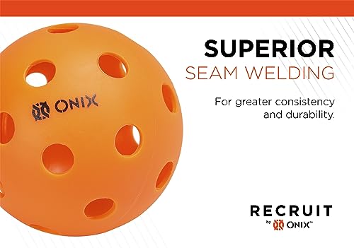 ONIX Recruit Indoor Pickleball Ball, 3