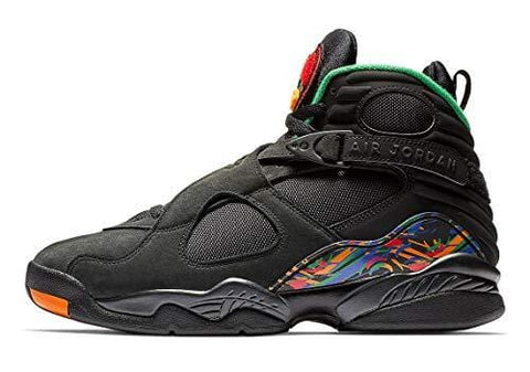 Jordan 8 Retro Men's Shoes Black/Light Concord/Aloe Verde Noir 305381-004 (13 D(M) US)