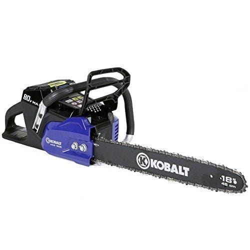 Kobalt 80-volt Max-volt Lithium Ion (Li-ion) 18-in Cordless Electric Chainsaw