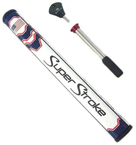 SuperStroke Mid Slim 2.0 Commemorative Country Putter Grip w/Countercore Blue