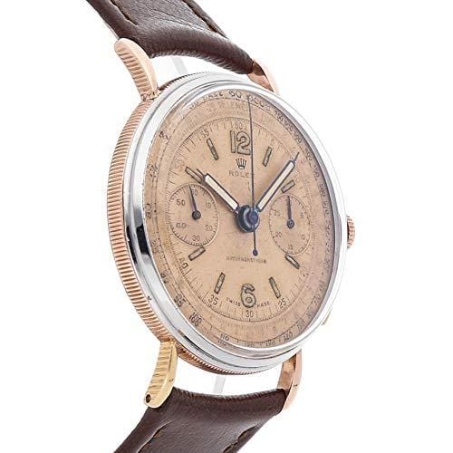 Rolex Chronograph Mechanical (Hand-Winding) Silver Dial Mens Watch 4062 (Certified Pre-Owned)