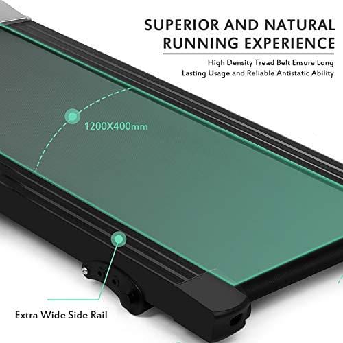 ANCHEER App Control Electric Treadmill (Black_APP Control)