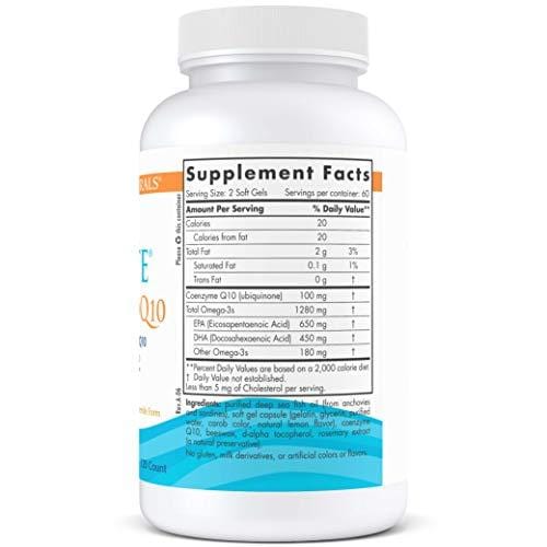 Nordic Naturals - Ultimate Omega+CoQ10, Support for the Heart + Circulatory System, 120 Soft Gels