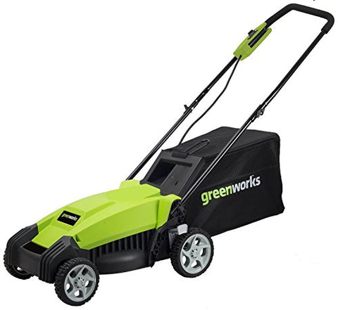 Greenworks 14-Inch 9 Amp Corded Electric Lawn Mower MO14B00