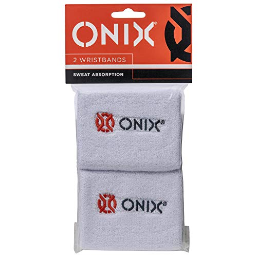 Onix Pickleball Sweat Absorption Wristband — White