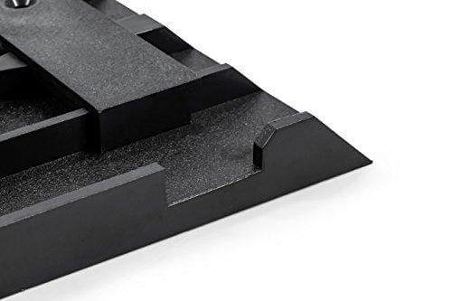 Camco Knife Safe - Securely Mounts on Wood or Metal Surfaces, Holds 7 Cooking and Carving Knives, Organize and Store Knives While Creating Space - (9" x 11") Black (43584)