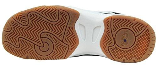 Python Wide (EE) Width Indoor Mid Racquetball (Squash, Indoor Pickleball, Badminton, Volleyball) Shoe (White; Size 8.5)