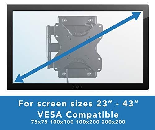 Mount-It! Camper RV TV Wall Mount, Locking Detachable Bracket, Travel Trailer Accessory for Trailers, RVs, Campers, Motorhomes, and Marine Boats (MI-431)