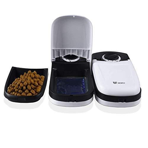 WOpet Automatic Cat Feeder, Pet Feeder for Dogs and Cats with Ice Pack Included - 2 Meals