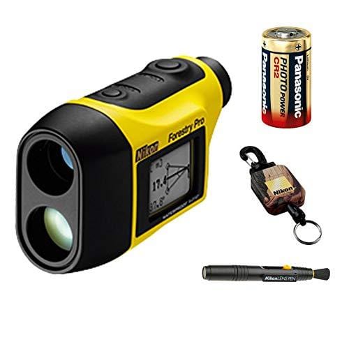 Nikon 8381 Laser Forestry Pro Rangefinder Lens Pen Retractable Rangefinder Tether + Lithium Battery Bundle