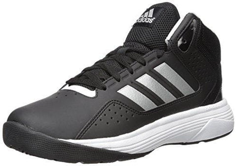 adidas Men's Cloudfoam Ilation Mid Basketball Shoes, Core Black/Matte Silver/White, ((9 W US)