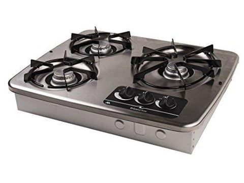 Atwood (56472) DV 30S Stainless Steel Drop-In 3-Burner Cooktop