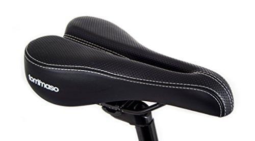 Tommaso Sorrento - Bike of The Month - Shimano Tourney Hybrid Fitness Bike, Matte Black/Grey - Medium