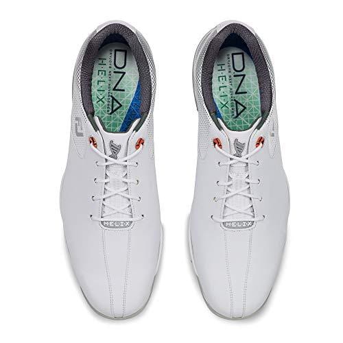 FootJoy Men's D.N.A. Helix-Previous Season Style Golf Shoes White 10.5 M Silver, US [product _type] FootJoy - Ultra Pickleball - The Pickleball Paddle MegaStore