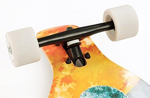 VOLADOR 42inch Freeride Longboard Complete Cruiser (Drop Through Deck - Camber concave)(Solar)
