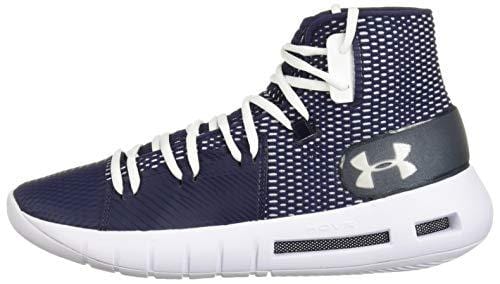 Under Armour Men's Drive 5 Basketball Shoe, Midnight Navy (401)/White, 8