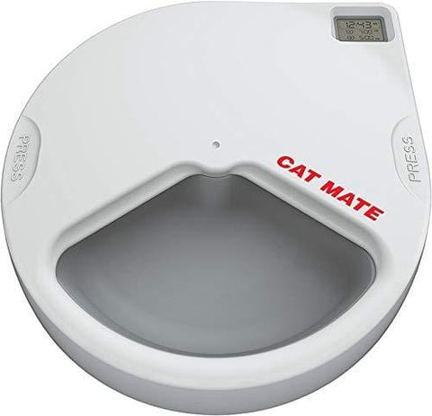 Cat Mate C300 Automatic 3 Meal Pet Feeder with Digital Timer for Cats and Small Dogs