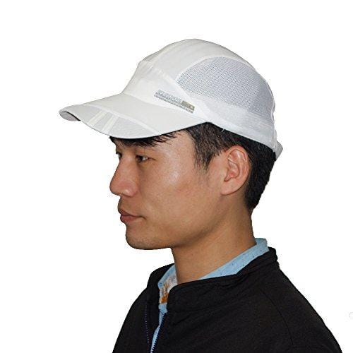 YING LAN Men's Autumn Outdoor Sport Baseball Hat Running Visor Sun Cap White