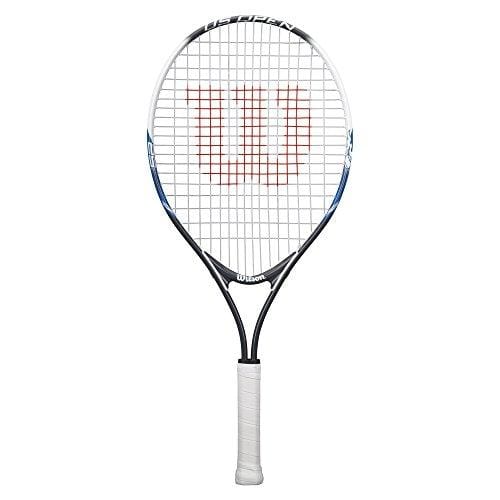 Wilson Junior US Open Tennis Racquet, 25" L, Black/White - 55063