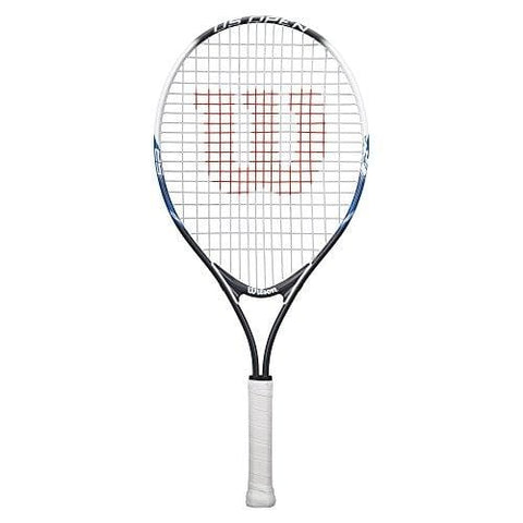 Wilson Junior US Open Tennis Racquet, 25" L, Black/White - 55063