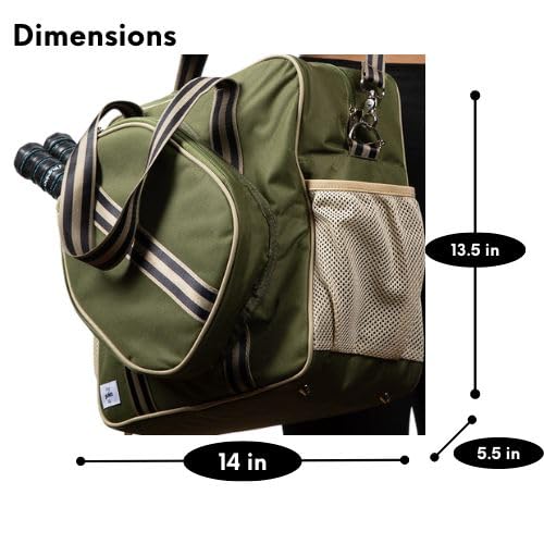 Stay Golden Co. Pickleball Bag (Olive Green)