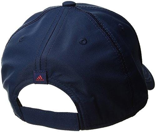 adidas Mens Contract III Structured Adjustable Cap, Mystery Blue/Scarlet, One Size [product _type] adidas - Ultra Pickleball - The Pickleball Paddle MegaStore