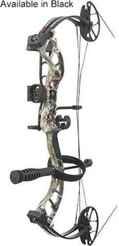 PSE RTS Uprising 27" 50lb Right Hand Black Compound Bow Package #1919UPRBK2750