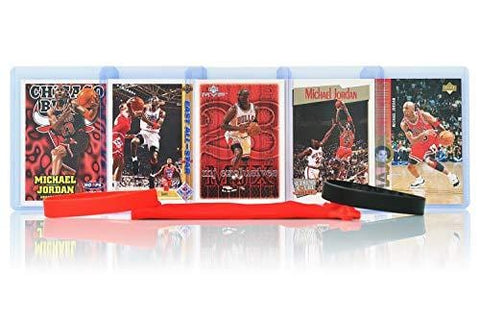 Michael Jordan MJ (5) Assorted Basketball Cards Bundle - Chicago Bulls Trading Cards - MVP # 23