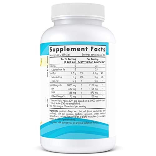 Nordic Naturals - Ultimate Omega 2X, Supports Heart, Brain, and Immune Health, 120 Soft Gels