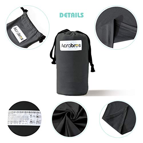 Acrabros Baby Wrap Carrier,Hands Free Baby Carrier Sling,Lightweight,Breathable,Softness,Perfect for Newborn Infants and Babies Shower Gift,Black